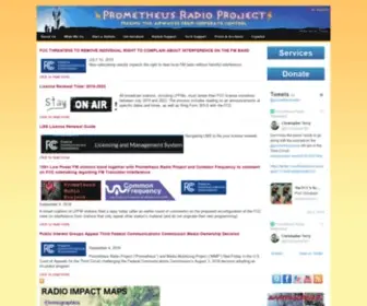 Prometheusradio.org(Prometheus Radio Project Prometheus Radio Project) Screenshot