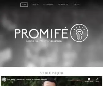 Promife.com.br(Promifé) Screenshot