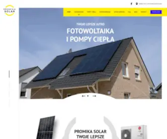 Promika-Solar.pl(Fotowoltaika i Pompy Ciepła) Screenshot