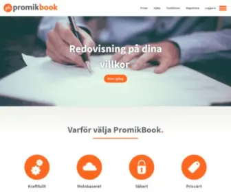 Promikbook.com(Bokföringbokföringsprogram) Screenshot