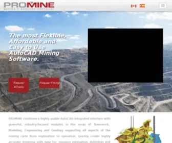 Promine.com(Promine Inc) Screenshot