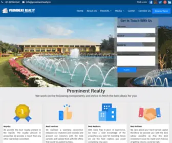 Prominentrealty.in(Prominentrealty) Screenshot