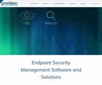 Promisec.com(Endpoint Security Software) Screenshot