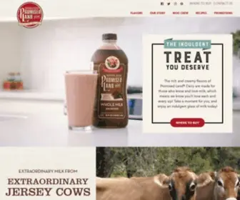 Promisedlanddairy.com(Promised Land Dairy) Screenshot