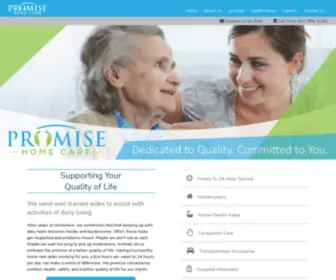 Promisehomecarefl.com(Home Care Orange County FL) Screenshot