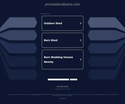 Promiselandbarns.com(Promiselandbarns) Screenshot