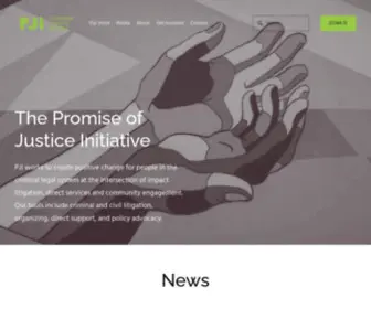 Promiseofjustice.org(Promise of Justice Initiative) Screenshot