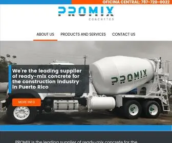 Promixpr.com(Professional Ready Mix Inc) Screenshot