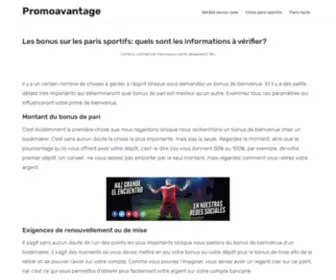 Promoavantage.com Screenshot