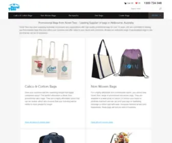 Promobagsaustralia.com.au(Promotional Bags) Screenshot