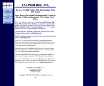 Promobrands.com(The Print Box) Screenshot