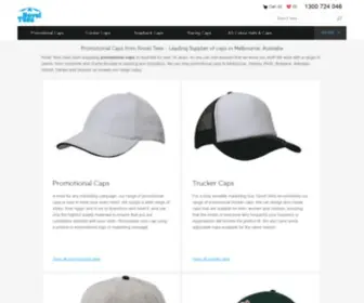 Promocapsaustralia.com.au(Promotional Caps) Screenshot