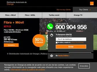 Promocion-Orange.com(Ofertas Orange. Fibra y móvil al mejor precio) Screenshot