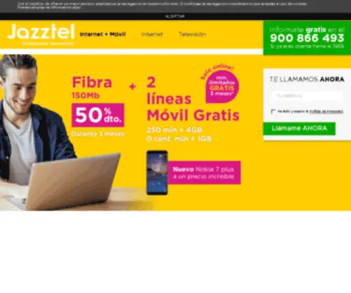 Promociones-Jazztel-Online.es(JAZZTEL) Screenshot