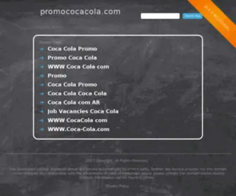 Promococacola.com(Promociones Coca) Screenshot