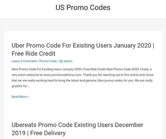 Promocodeforus.com(Referral Code) Screenshot