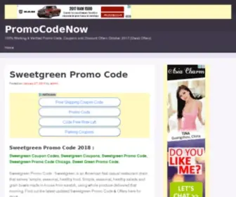 Promocodenow.com(Promocodenow) Screenshot