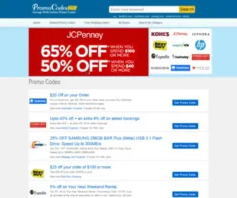 Promocodeshub.com(Promo Codes) Screenshot