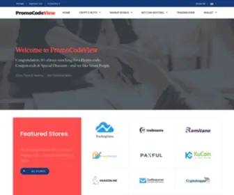 Promocodeview.com(Coupons, Promo Code, Deals & Discount) Screenshot