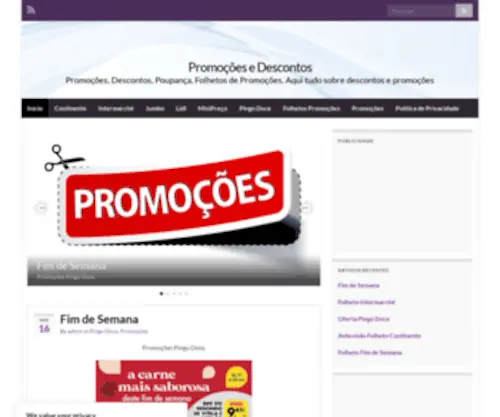Promocoesedescontos.com(Promoções e Descontos) Screenshot