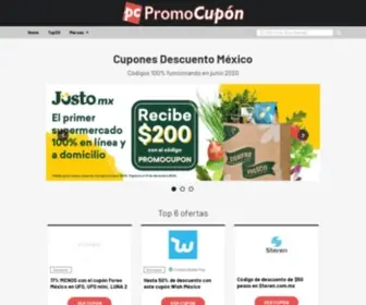 Promocupon.com.mx(PromoCupón México) Screenshot