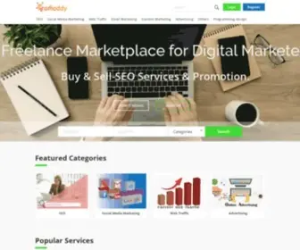 Promoddy.com(Freelance Marketplace for Digital Marketer) Screenshot