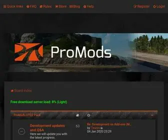 Promods.net(Promods) Screenshot