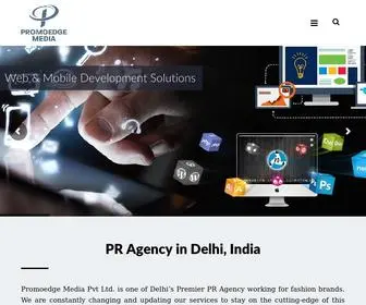 Promoedgemedia.com(PR Agency in Delhi) Screenshot
