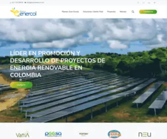 Promoenercol.com(Comercializadora de Energía Renovable en Colombia) Screenshot