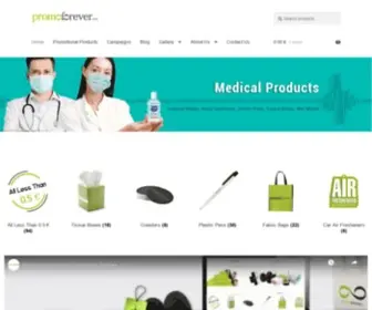 Promoforever.com(PromoForever Promotional Products) Screenshot