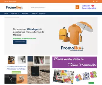 Promolike.com.mx(Promocionales que gustan) Screenshot