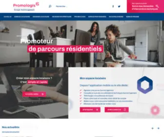 Promologis.fr(Groupe immobilier de construction et gestion de logements locatifs) Screenshot