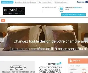 Promolunettestest.fr(Matelas sur mesure) Screenshot