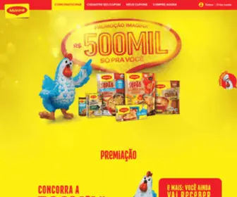 Promomaggi.com.br(Compre R$ 20 ou mais em produtos Maggi e concorra a R$ 500 mil. E mais) Screenshot