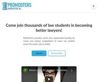 Promooters.com(Home Page) Screenshot