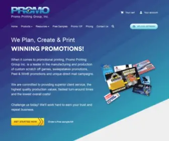 Promoprintinggroup.com(Custom Scratch Off Cards for your business) Screenshot