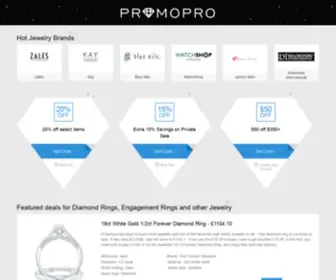 Promopro.com(Engagement Rings) Screenshot