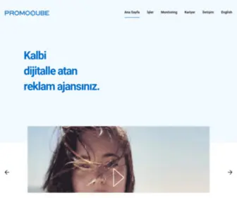 Promoqube.com(Kalbi dijitalle atan reklam ajansınız) Screenshot