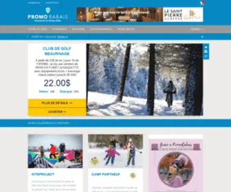 Promorabais.com(Promo Rabais Québec) Screenshot