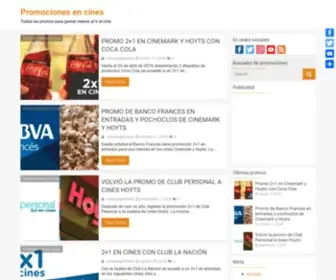 Promosencines.com.ar(Promociones en cines) Screenshot