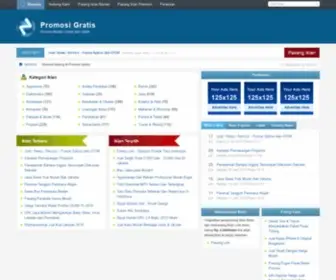 Promosigratis.net(Promosi Gratis) Screenshot