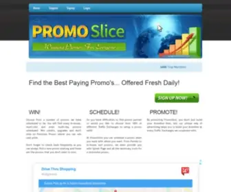 Promoslice.com(Home) Screenshot