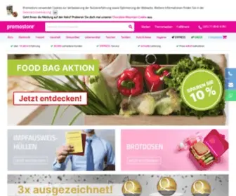 Promostore.de(Werbeartikel mit Logo bedrucken) Screenshot