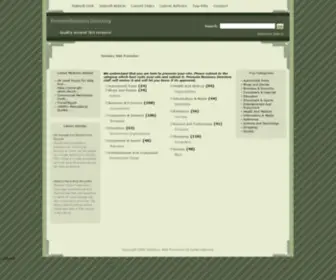Promotebusinessdirectory.com(Directory Web Promotion) Screenshot