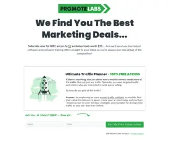 Promotelabs.link(The Art & Science of Better Marketing) Screenshot