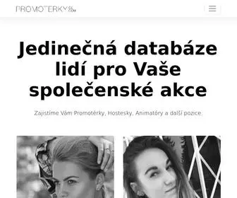 Promoterky.com(Promotérky) Screenshot