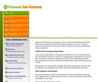 Promoteyourcompany.ca(Promote Your Company) Screenshot