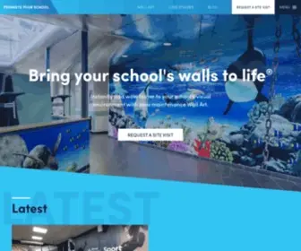 Promoteyourschool.co.uk(Visual Environments with Wall Art) Screenshot