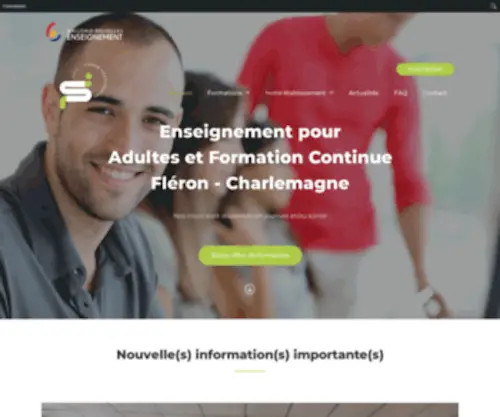 Promotion-Sociale.be(L’eafc fléron) Screenshot