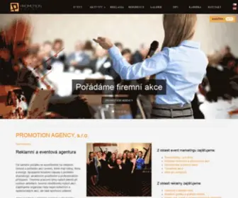 Promotionagency.cz(Reklamní a eventová agentura) Screenshot